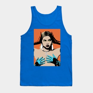 hayley kiyoko style pop art Tank Top